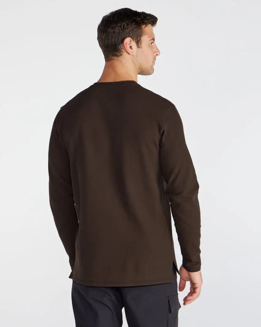 Thermal Long Sleeve Split-Hem