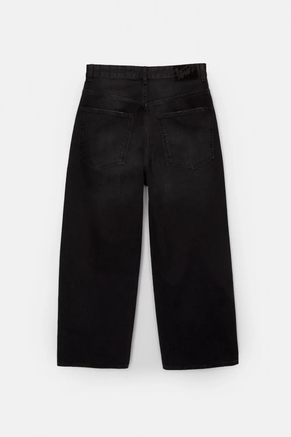 Super baggy washed finish jeans