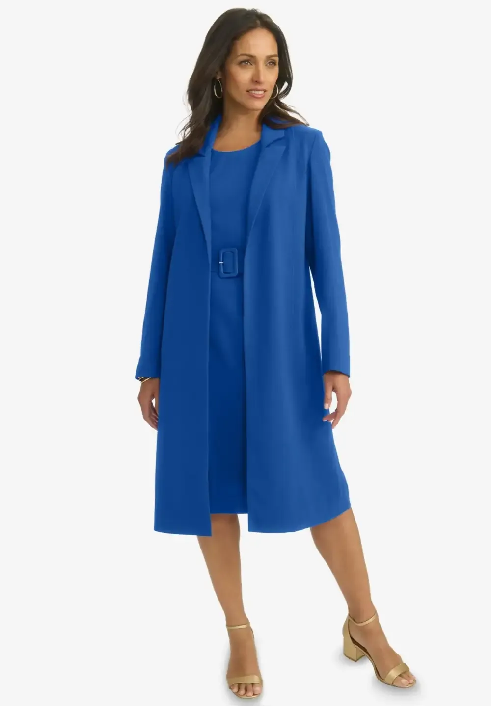 Belted Jacket Dress
