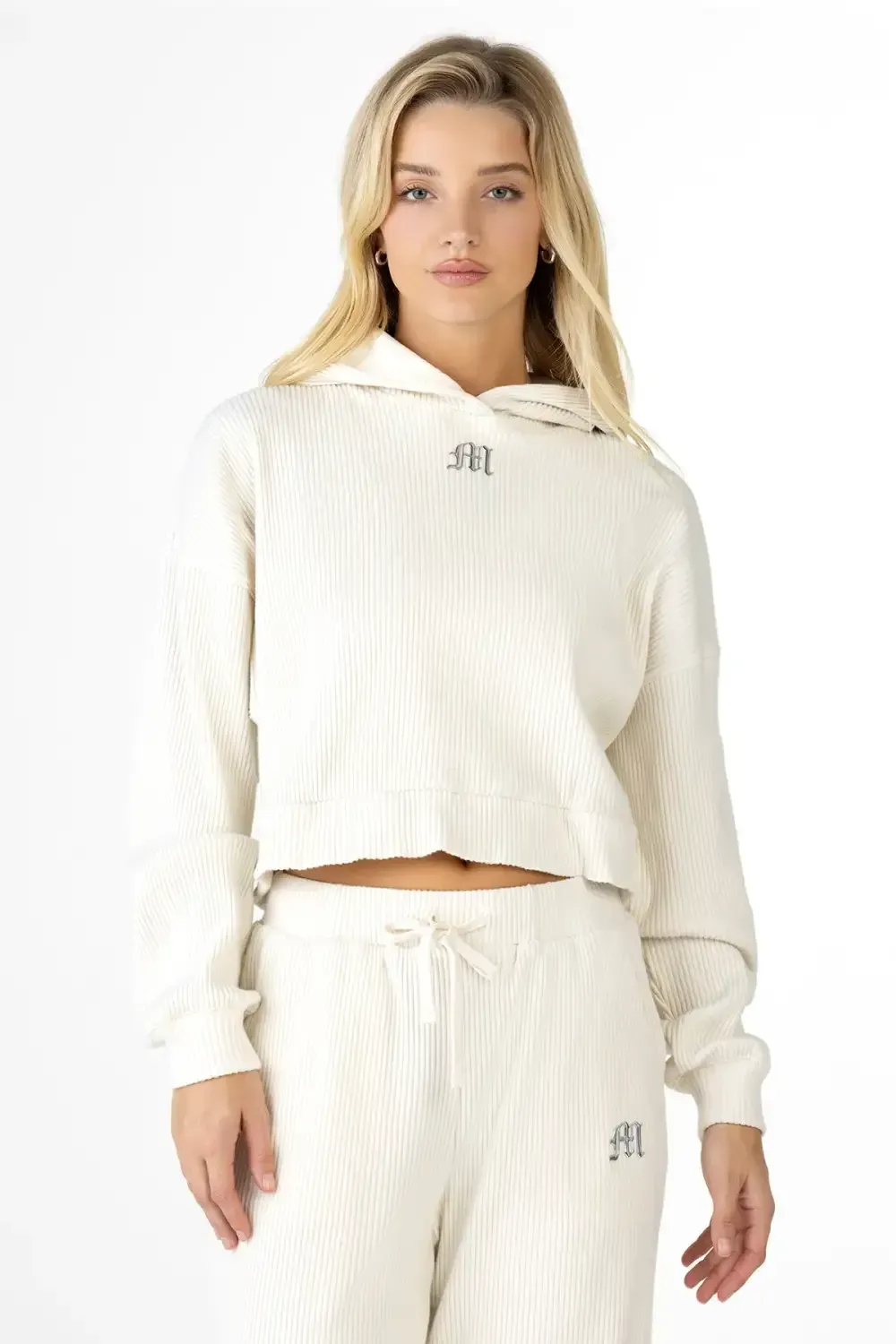 Nara Ribbed Hoodie