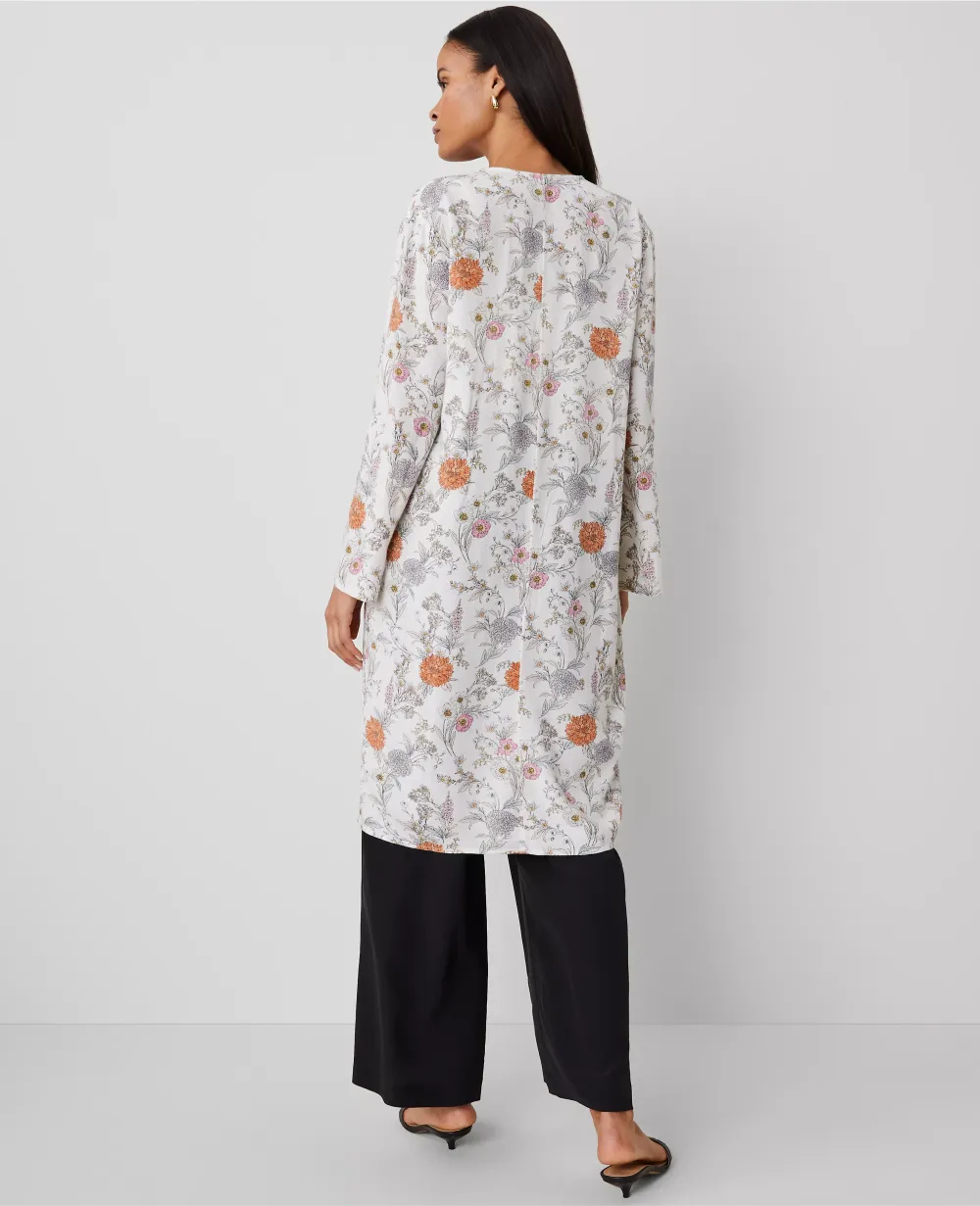 Floral Long Kimono