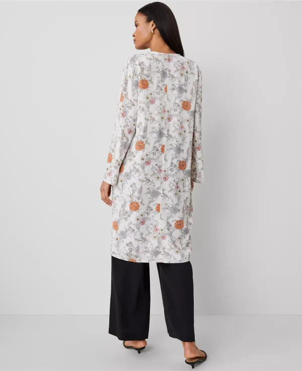 Floral Long Kimono