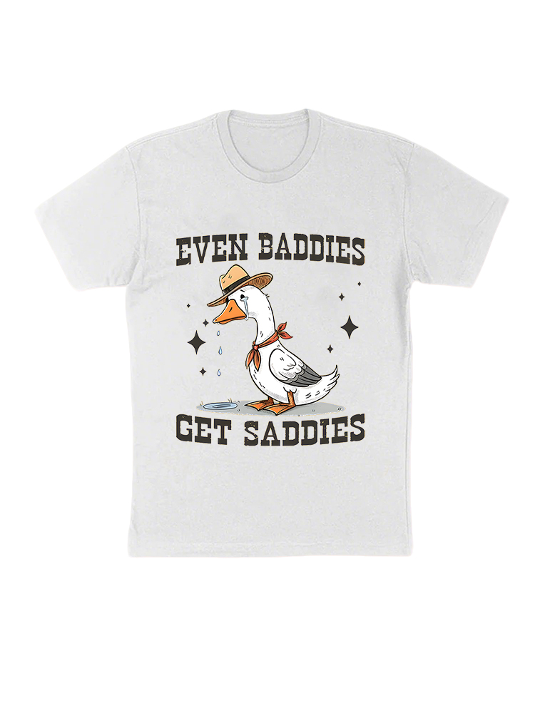 Duck Print Crew Neck T-Shirt