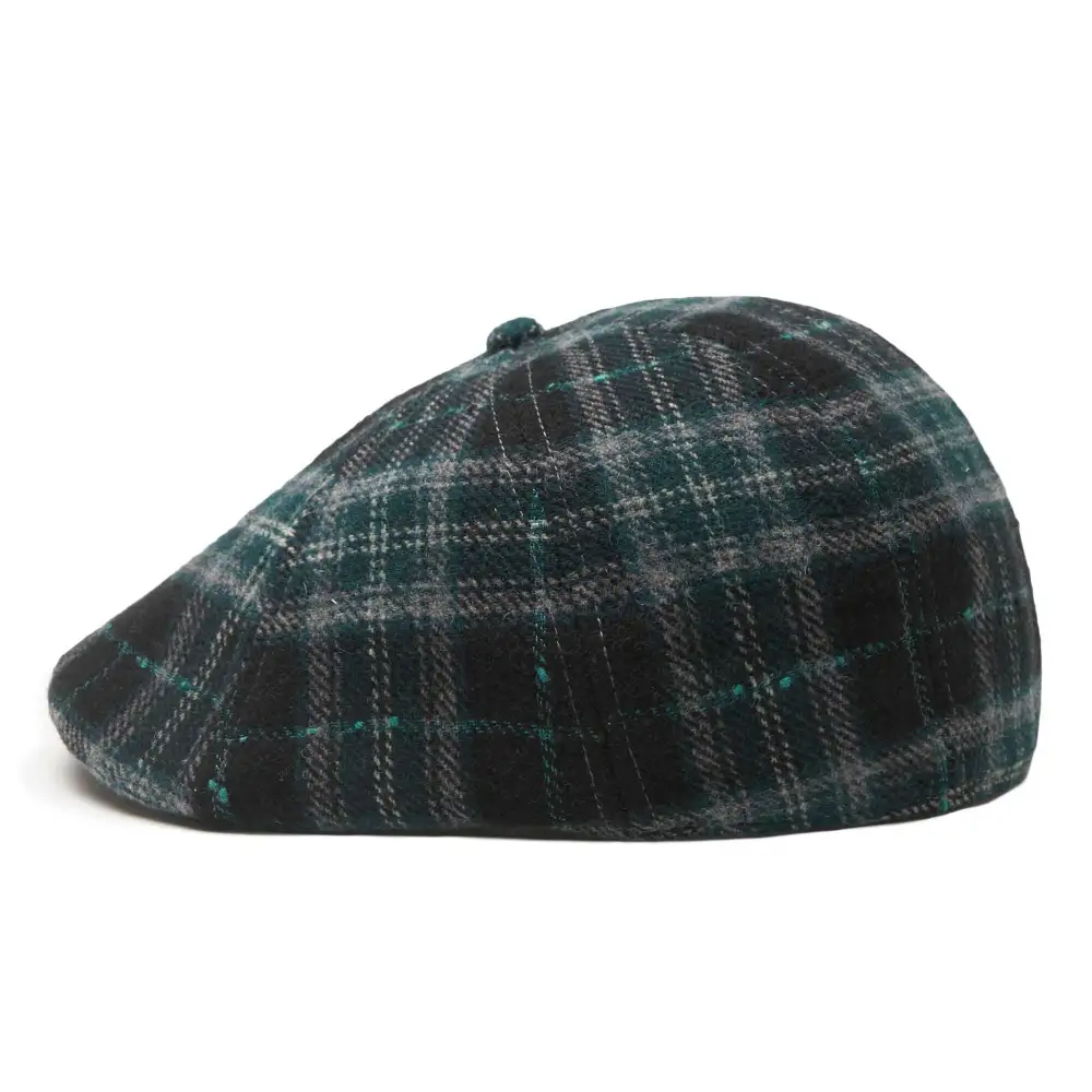 The Blarney Rose Boston Scally Cap - Blarney and Moss Plaid