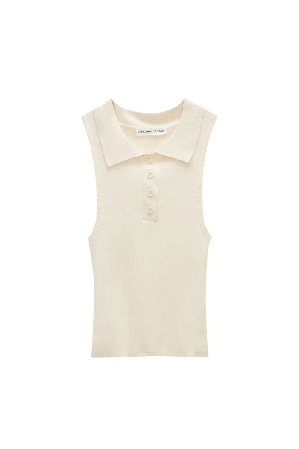 Polo collar top