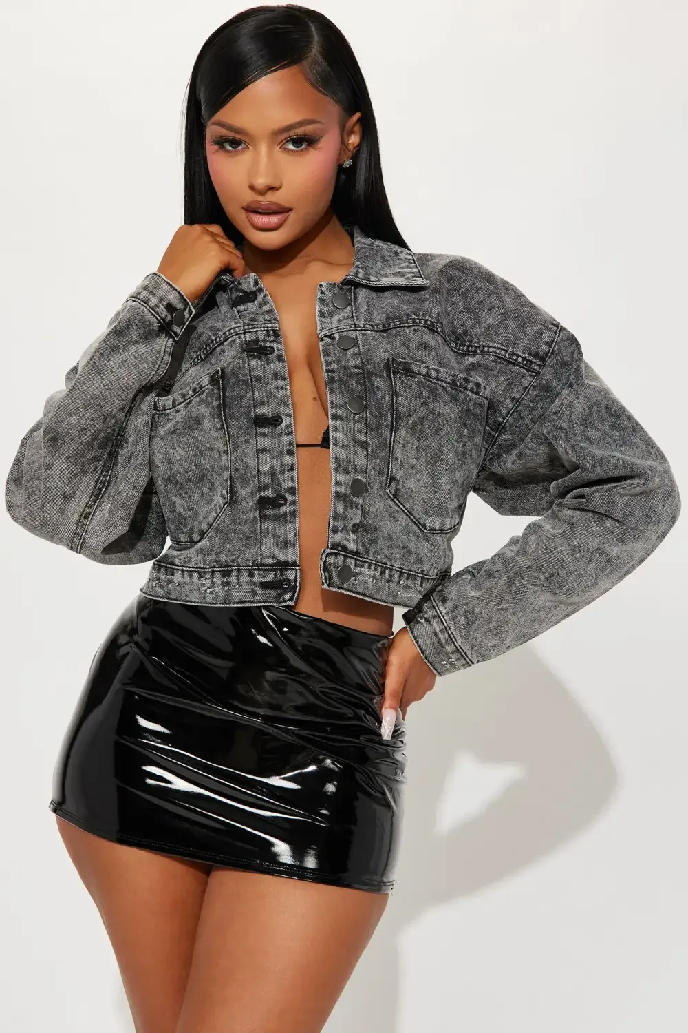 Jeanius Denim Jacket - Grey