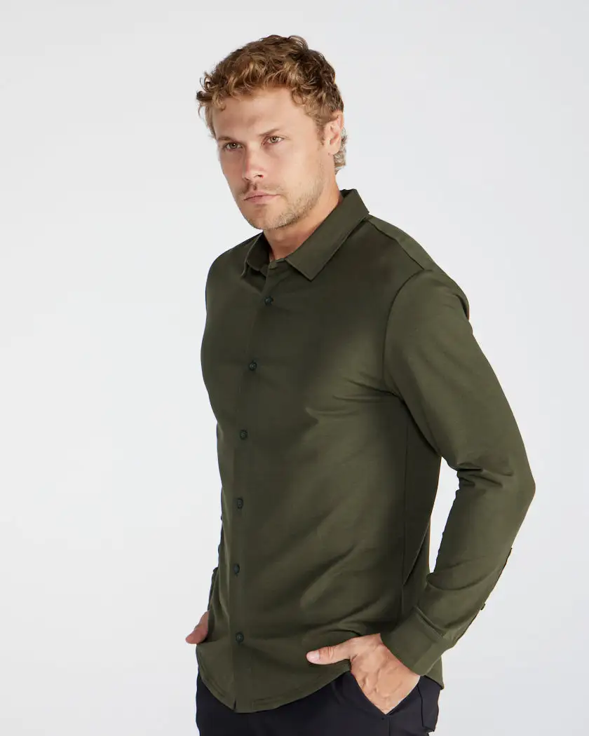 Lux Long Sleeve Button Down
