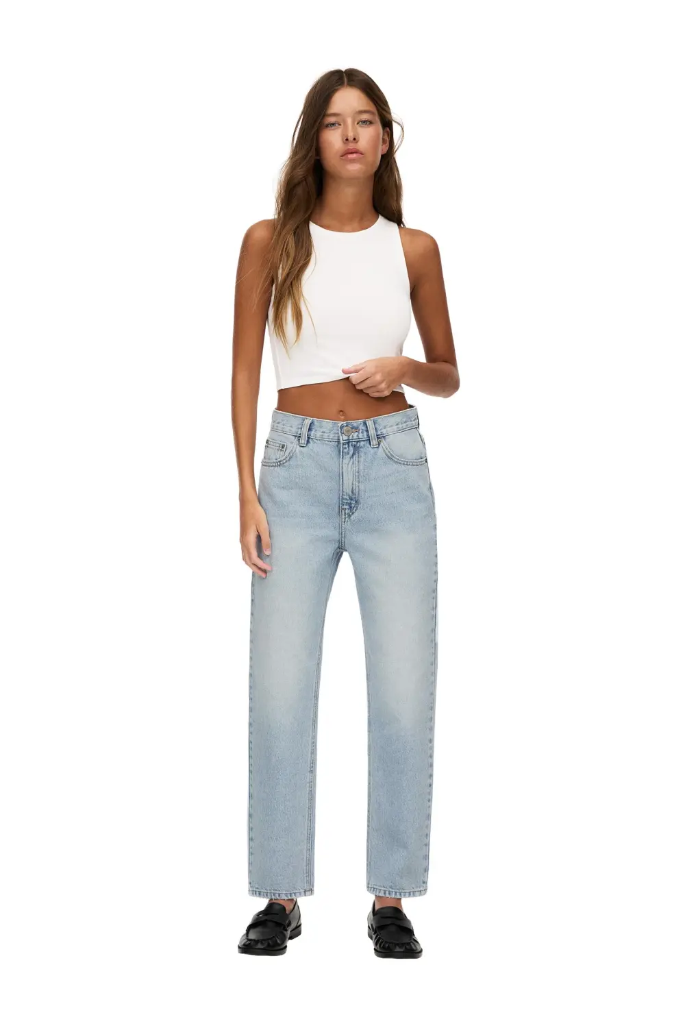Jeans mom básicos