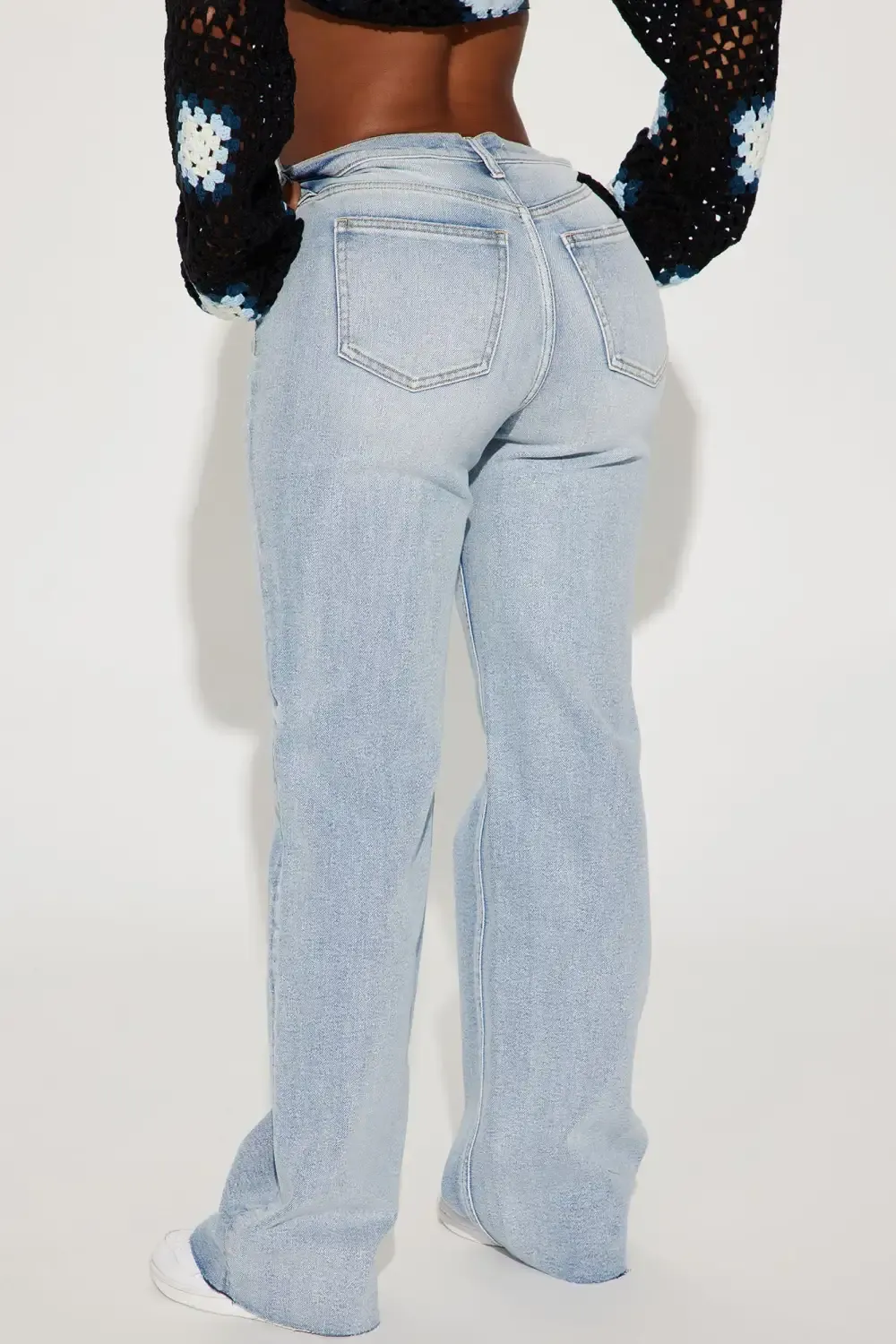 Tough Love Stretch Straight Leg Jean - Light Wash