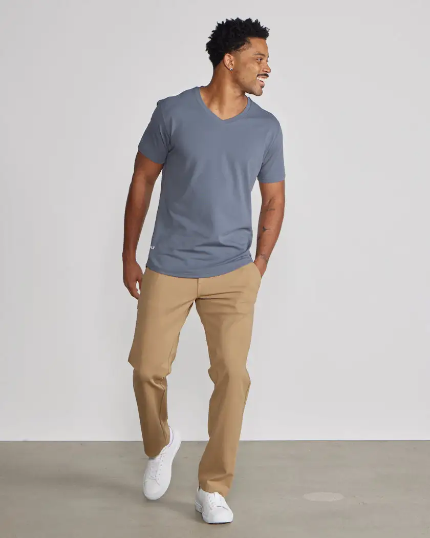 Drop-Cut V-Neck: Bylt Signature