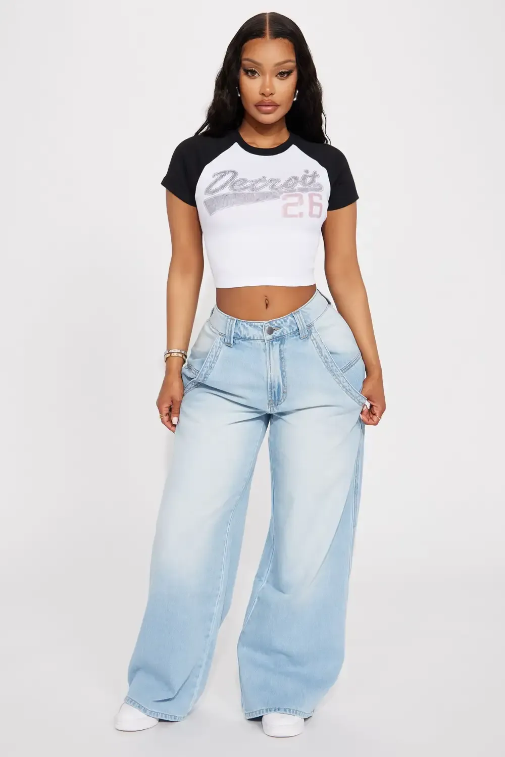 The Party's Over Baggy Jeans - Light Wash