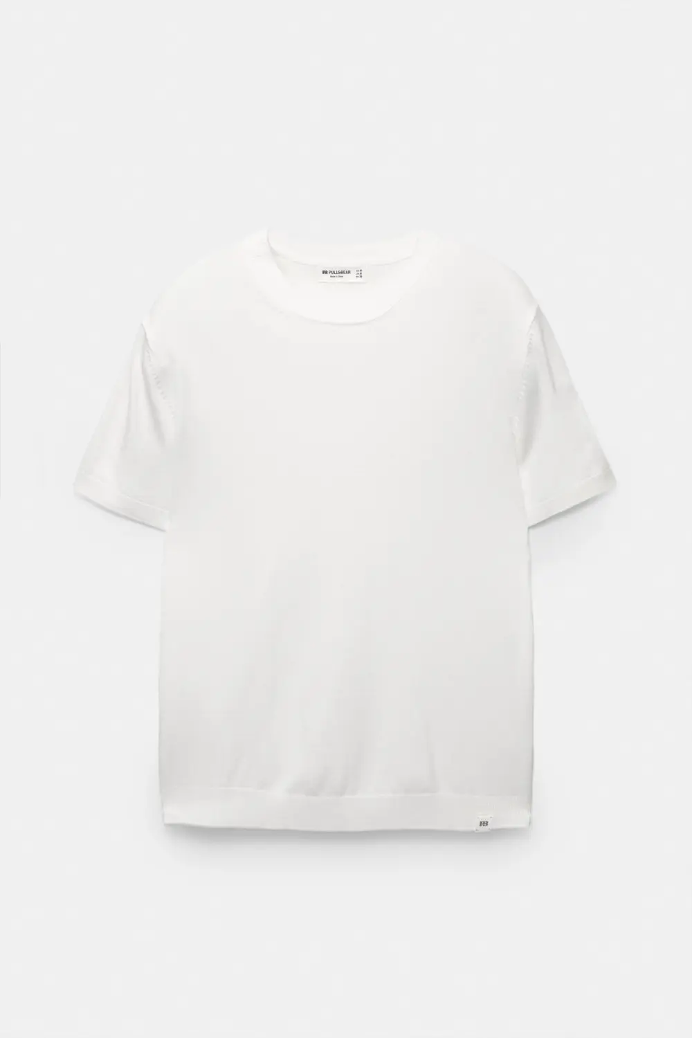 Short sleeve knit T-shirt