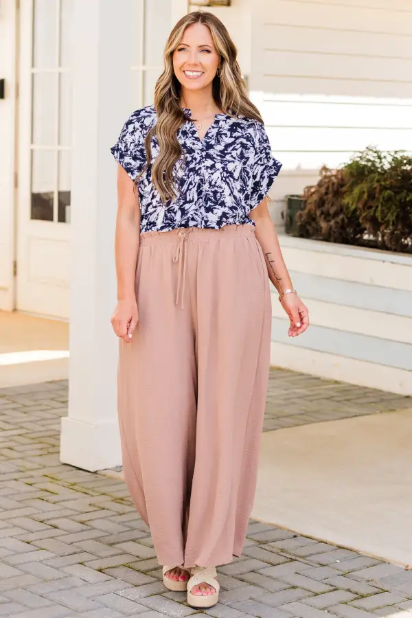 Tulum Talking Top, Navy