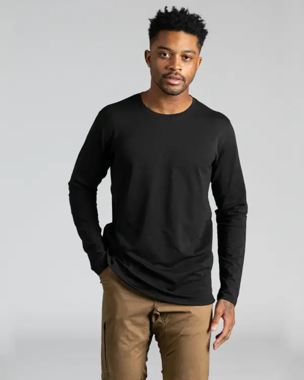 Long Sleeve: Bylt Signature Split Hem