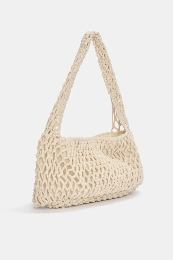 Bolso de hombro rejilla