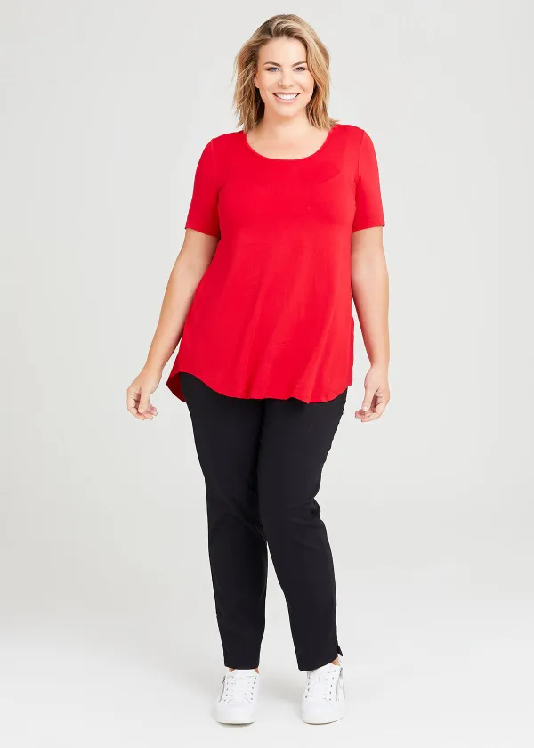 Bamboo Base Short Sleeve Top