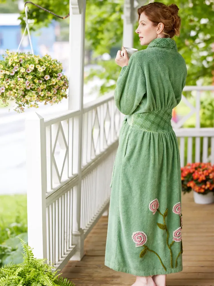 Women's Chenille Garden Slumber Robe