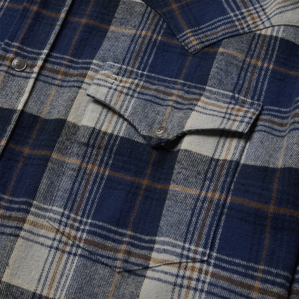 Brushed Flannel Western Shirt
