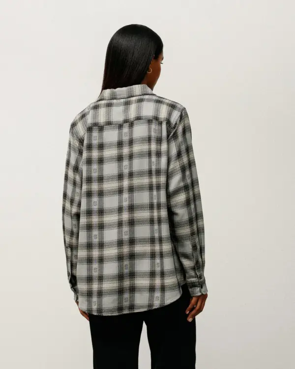 MOTIF PLAID SHIRT