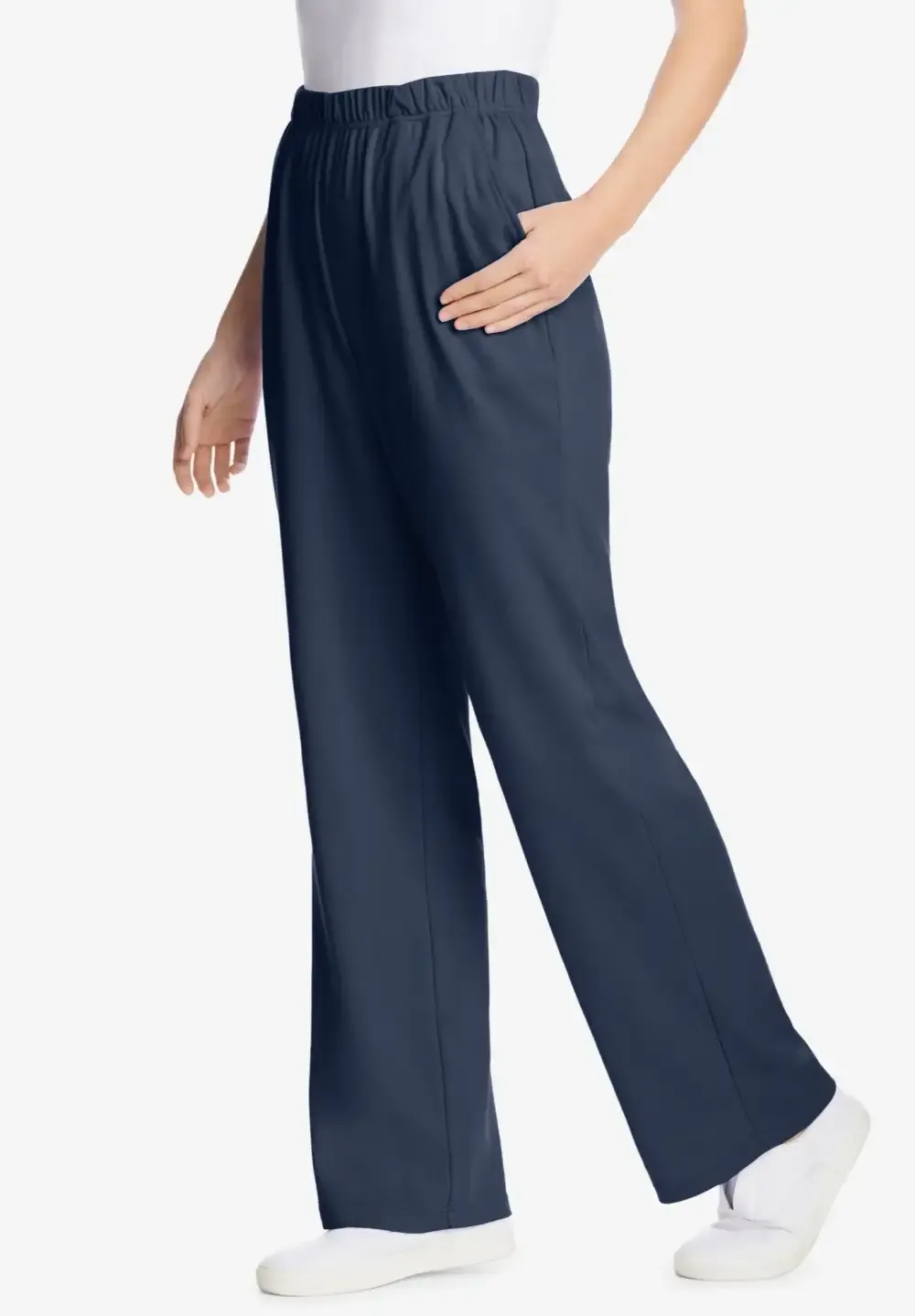 7-Day Knit Wide-Leg Pant