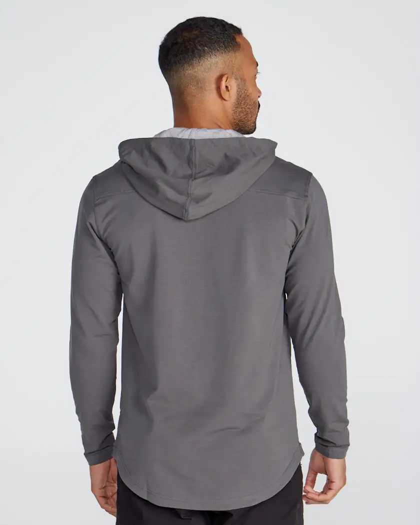 Drop-Cut: Lux Hooded Henley