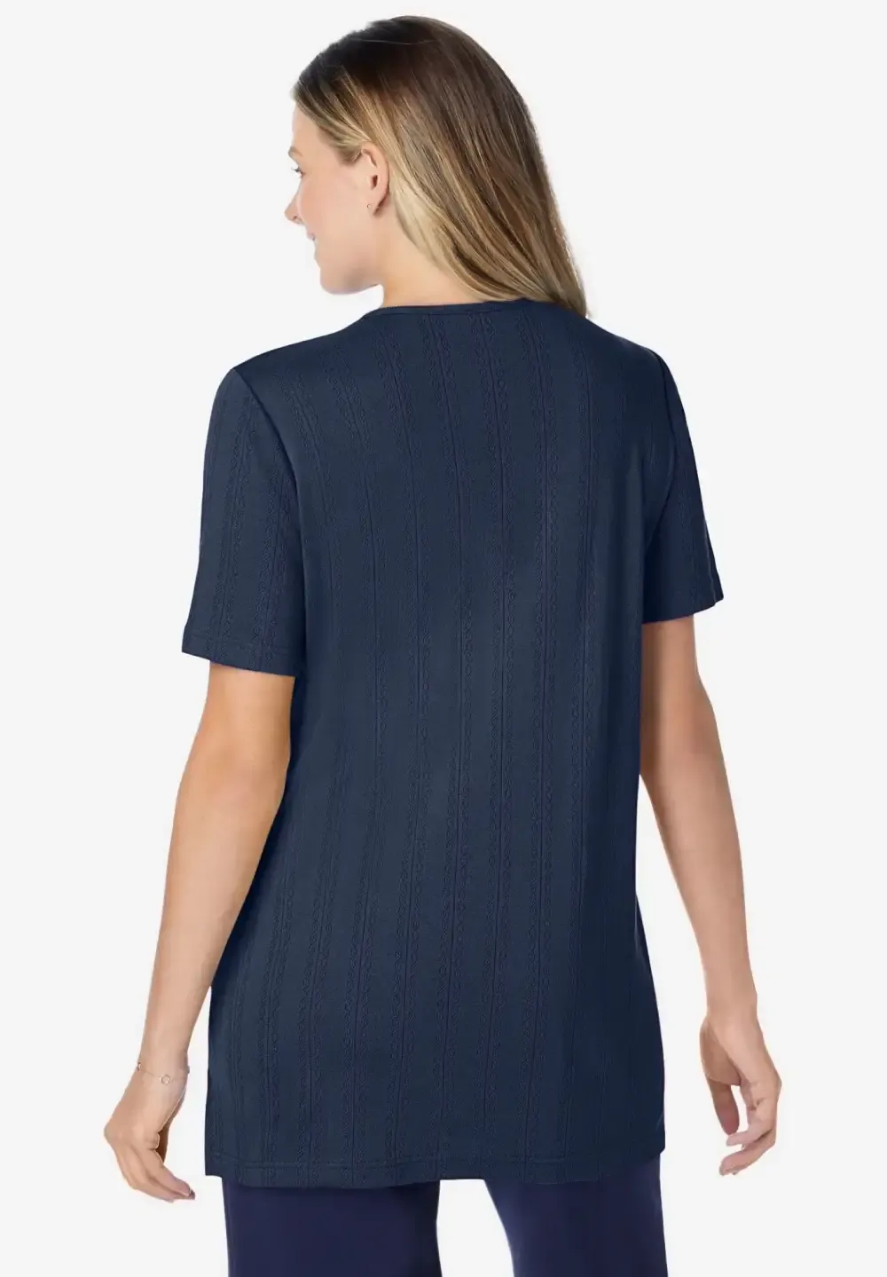 7-Day Embroidered Pointelle Tunic