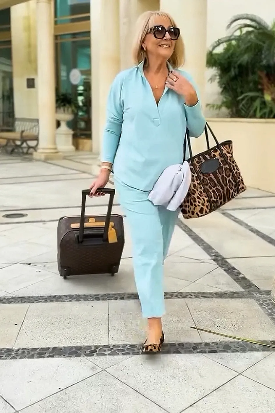 Women'S Casual Comfortable Top And Pants Two-Piece Set