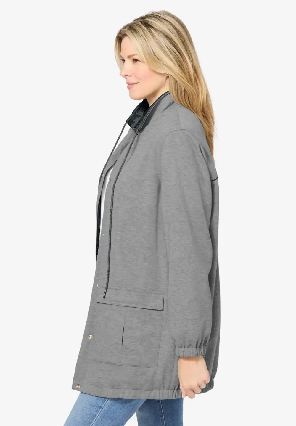 Fleece Nylon Reversible Jacket