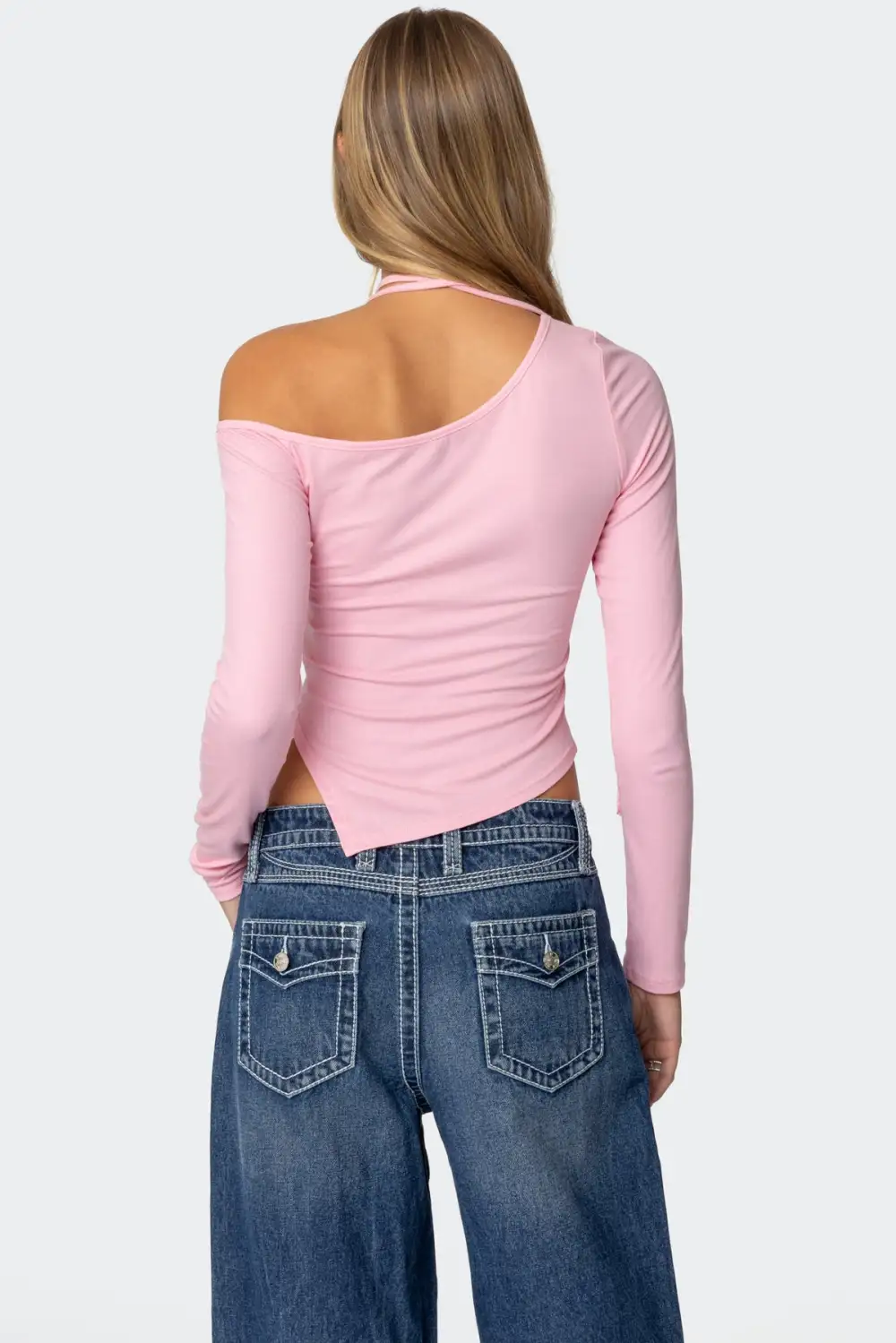 Asymmetric Two Piece Choker Top