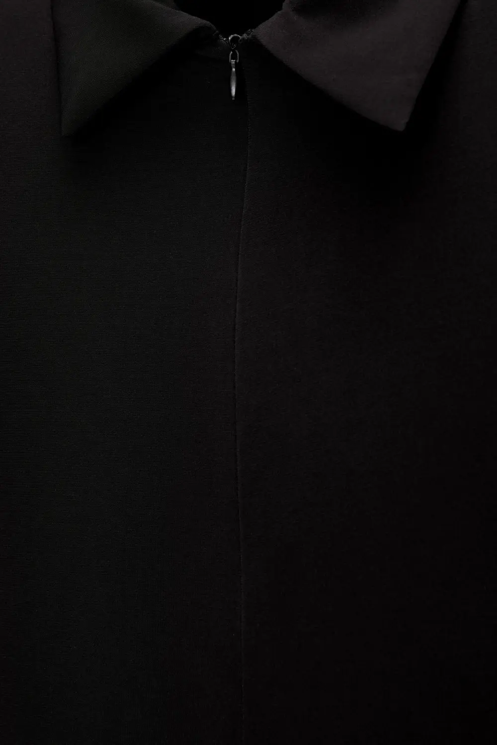 Shirt with polo collar