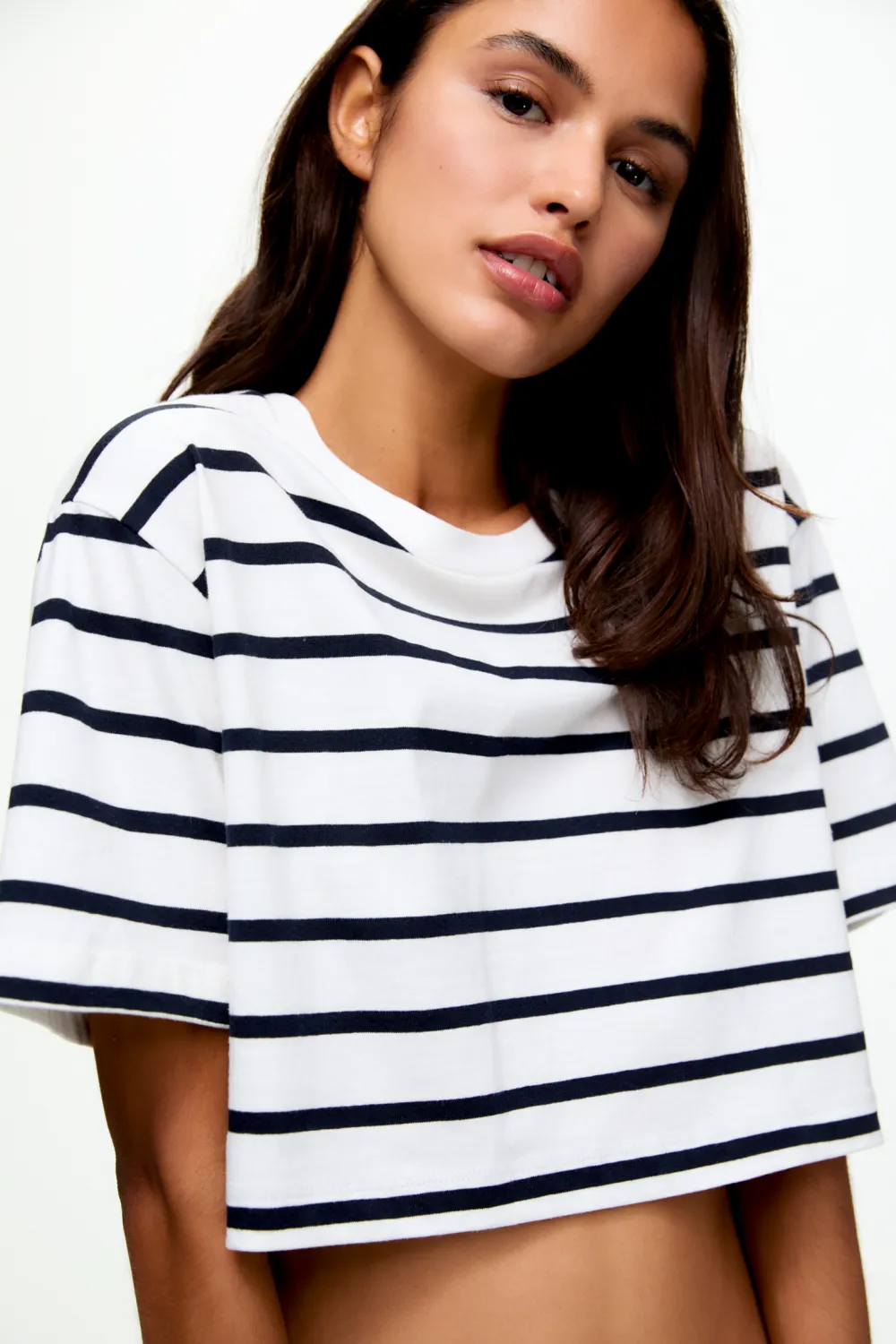 Camiseta cropped básica
