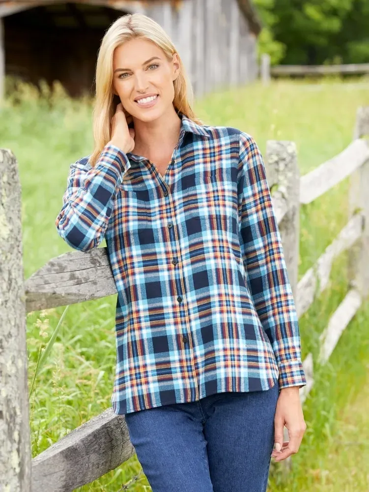 Women's Lightweight Flannel Shirt