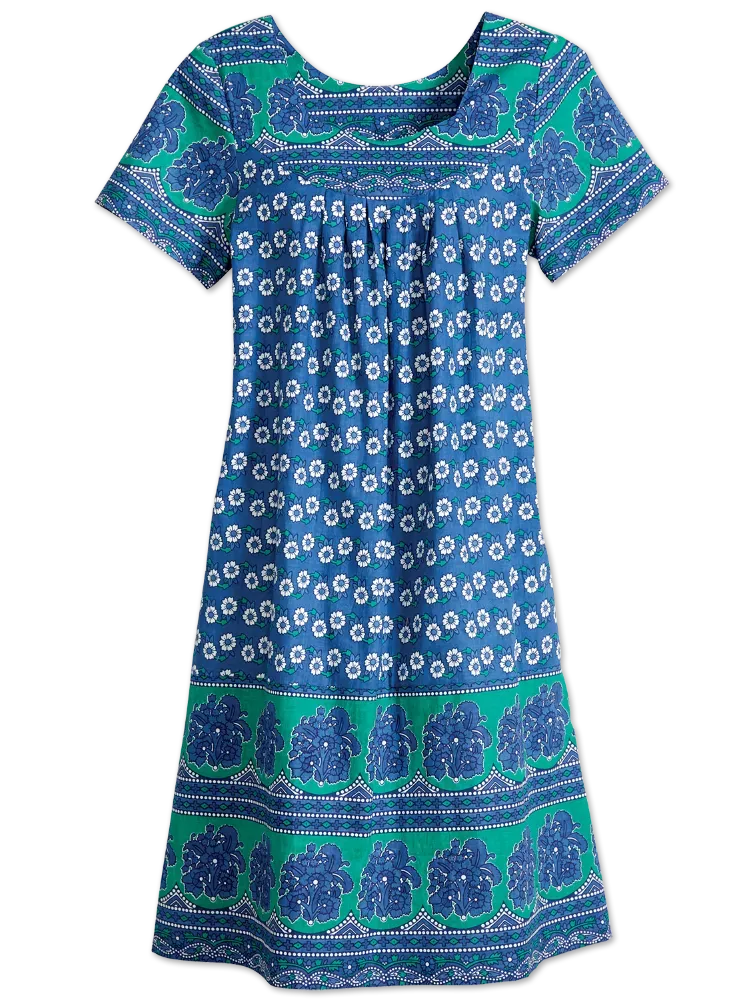 Knee-Length Cotton Muumuu