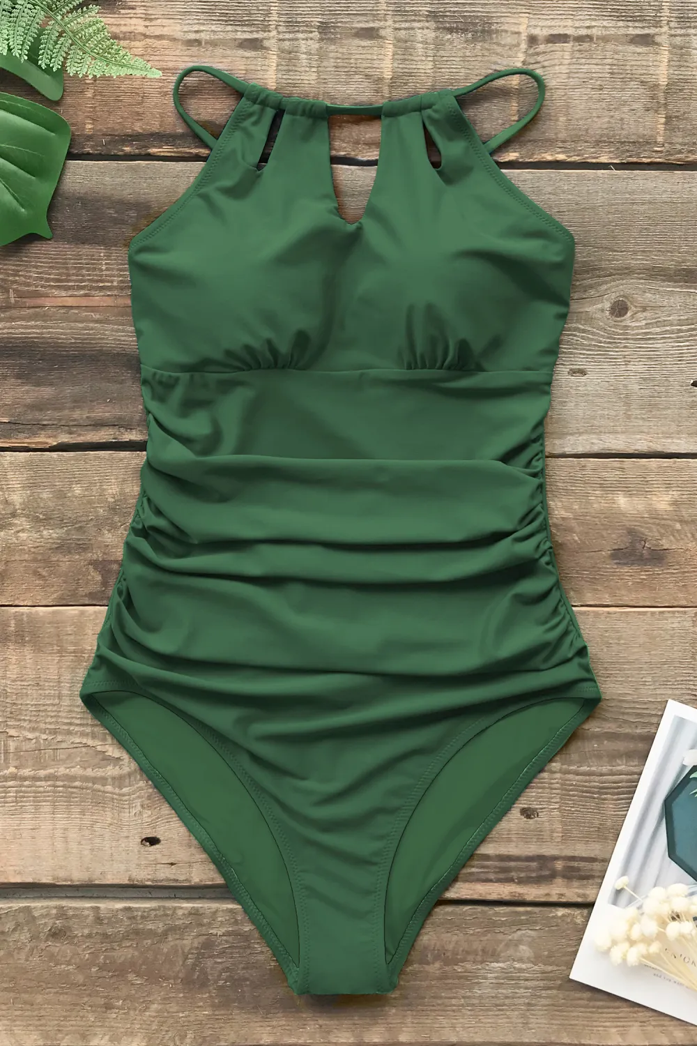 Keyhole Tunnelled One Piece Swimsuit
