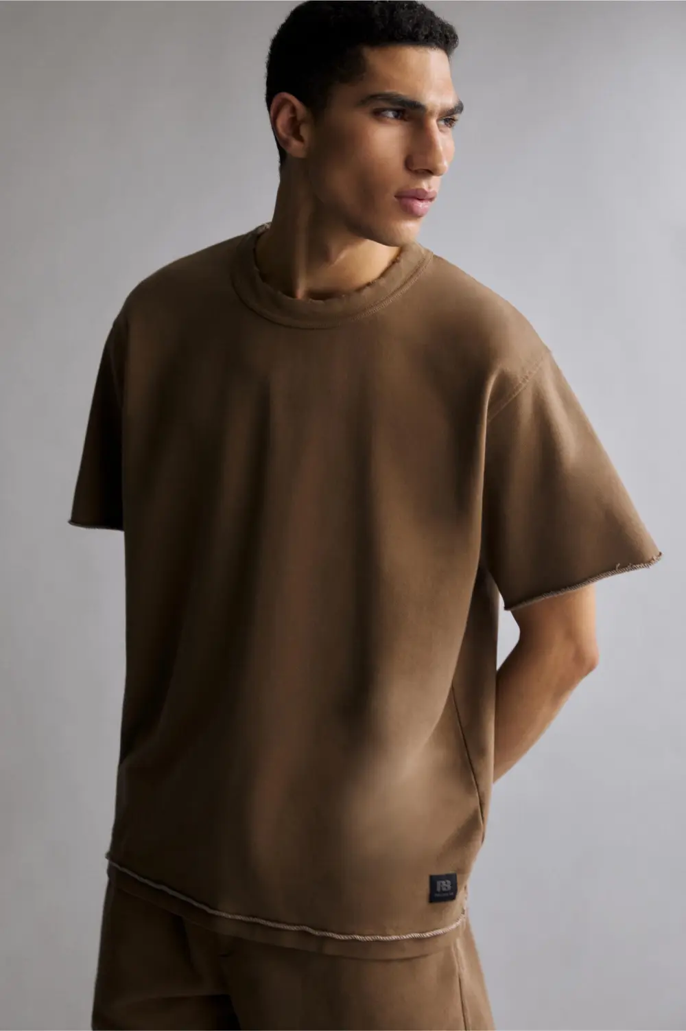Short sleeve sweatshirt