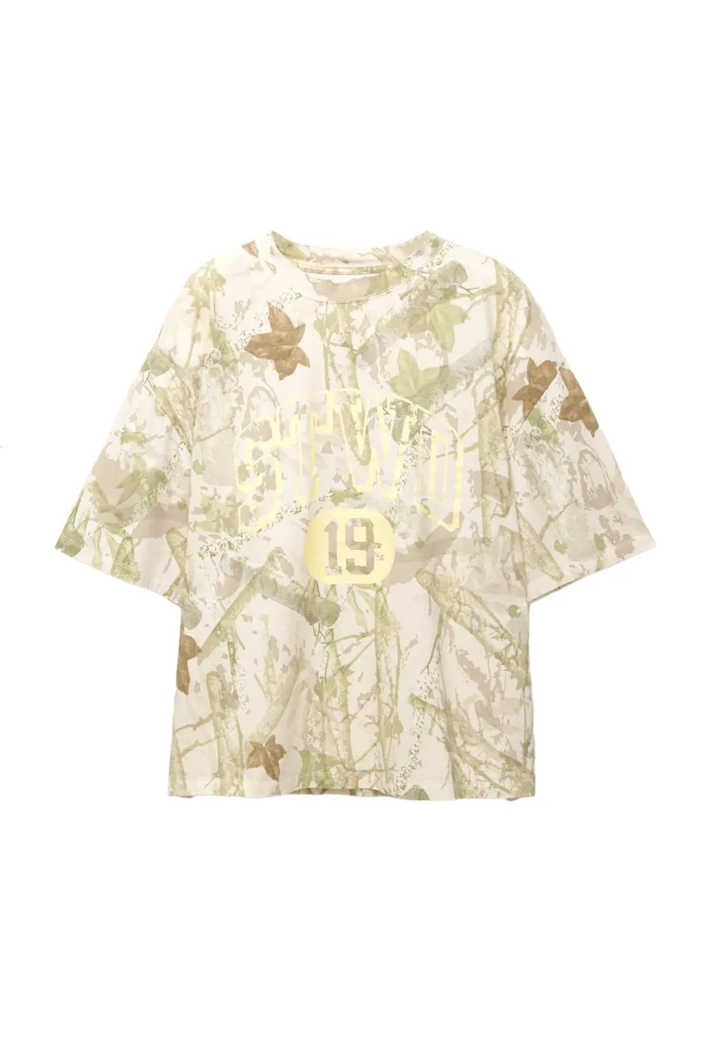 Camiseta STWD estampado hojas