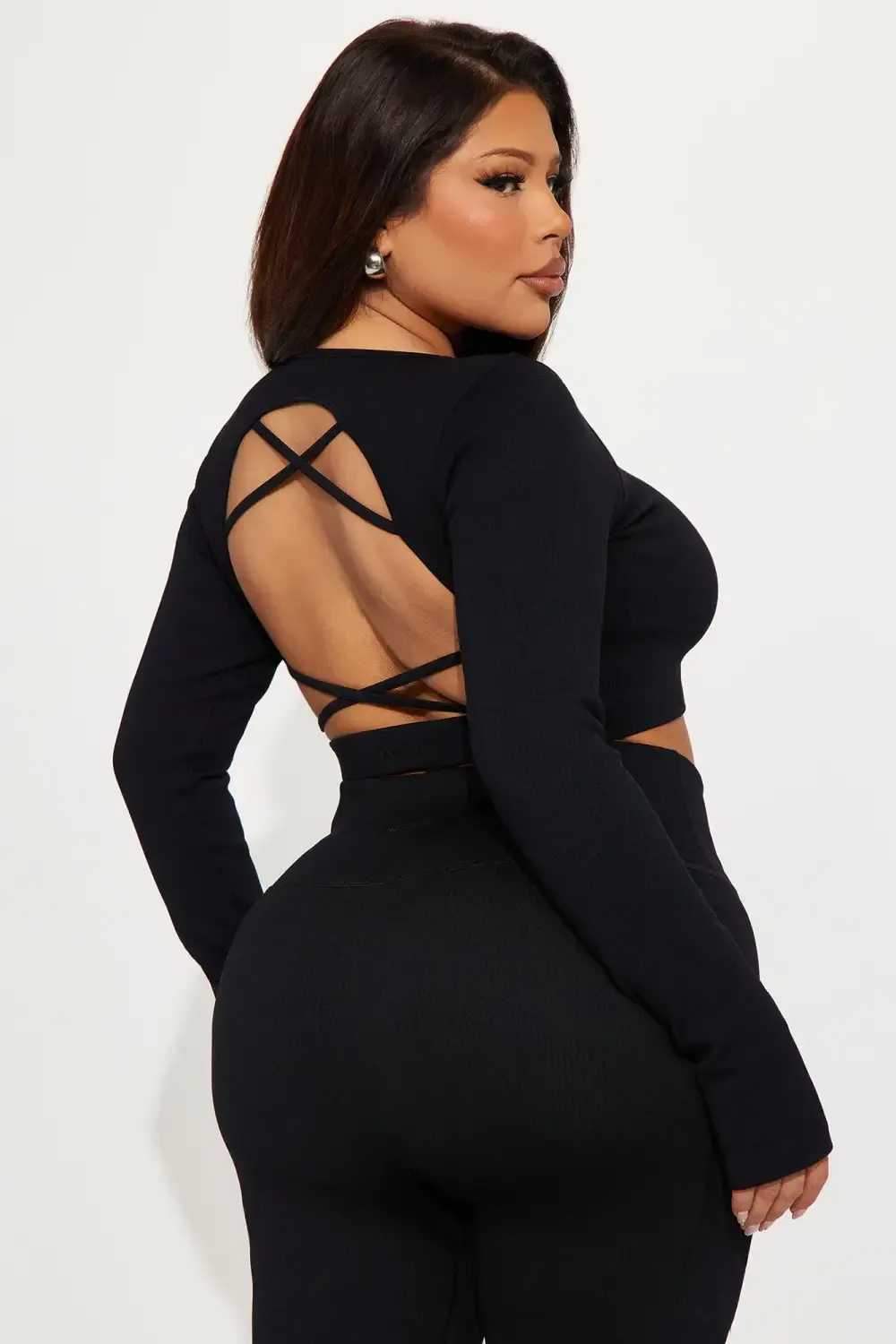 Resistance Effortless Seamless Active Top - Black