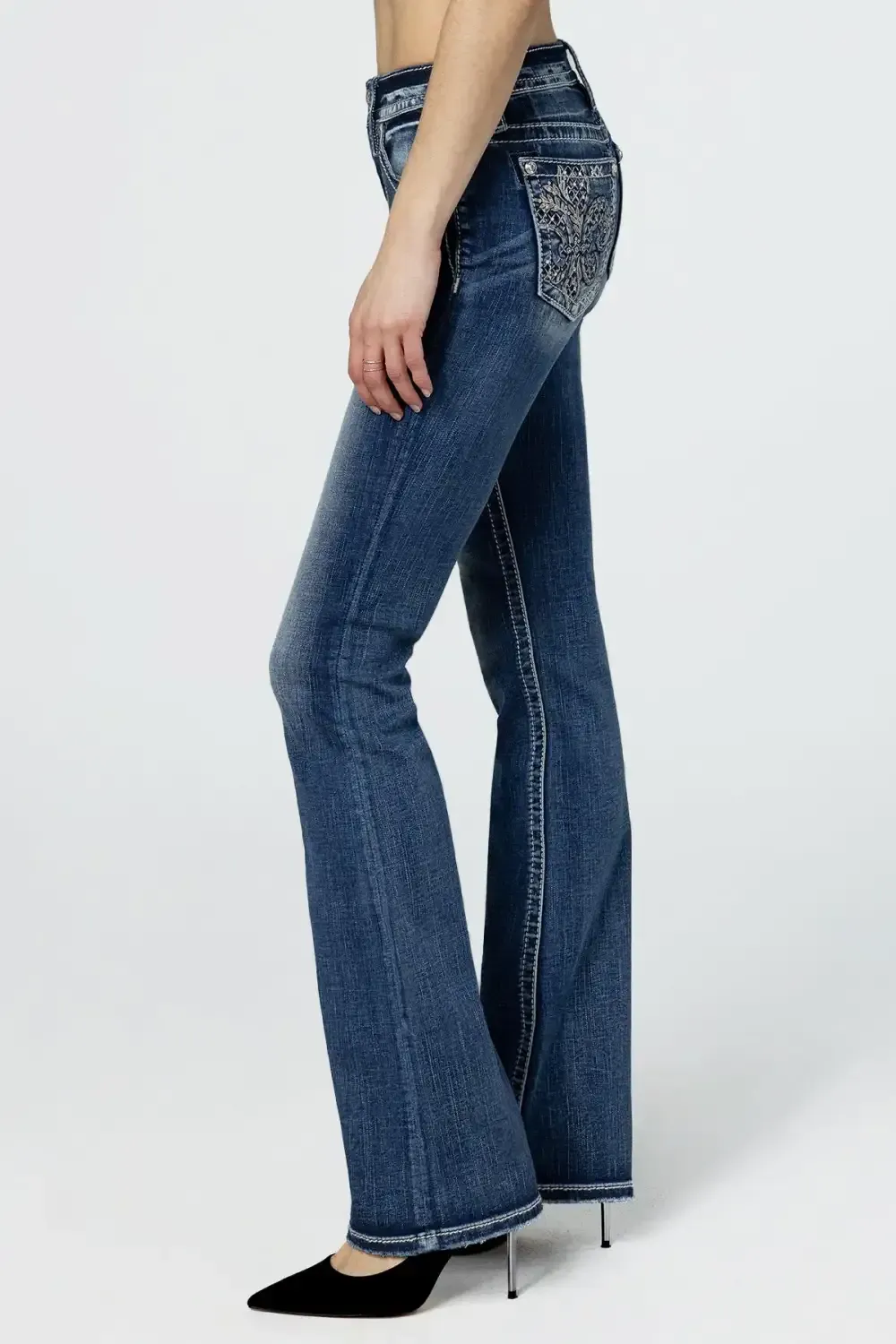 Fleur Glass Bootcut Jeans