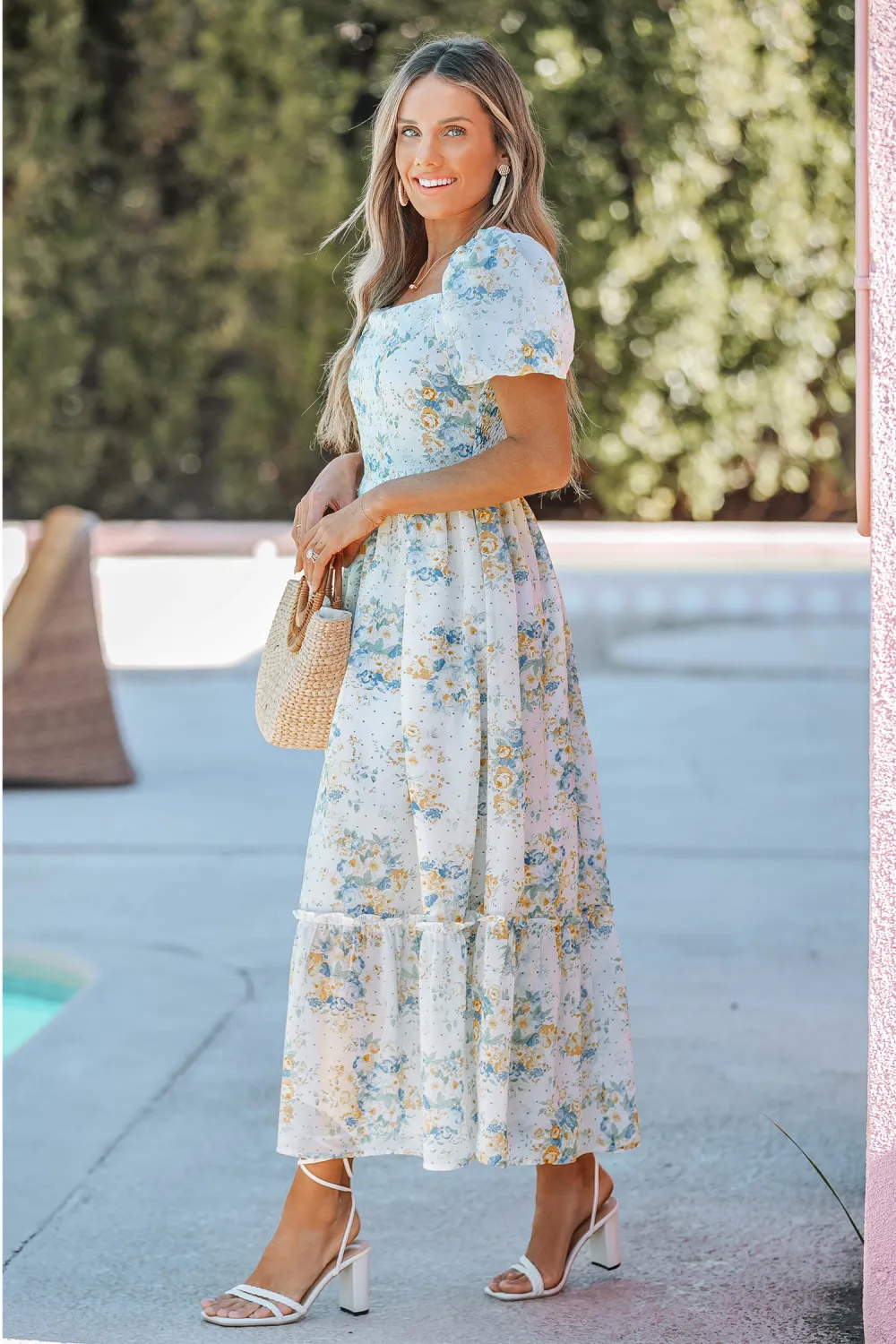 Clementine Floral Maxi Dress