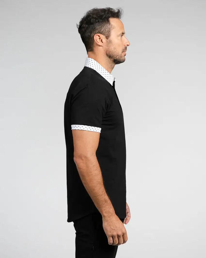 Drop-Cut: Lux Dotted Polo