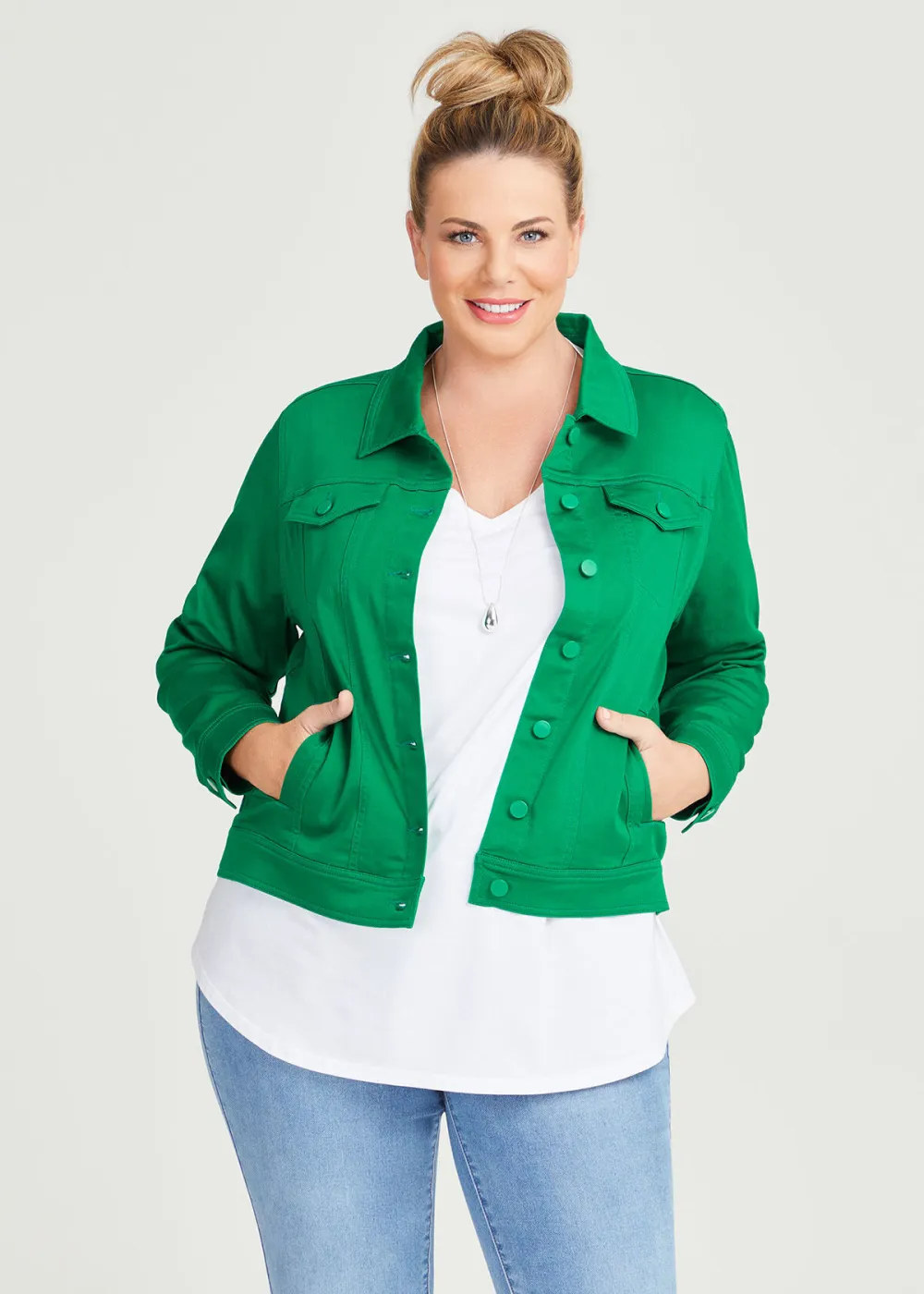 Coloured Classic Denim Jacket
