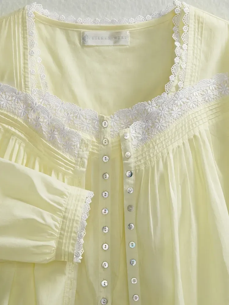 Eileen West Buttercup Cotton Robe
