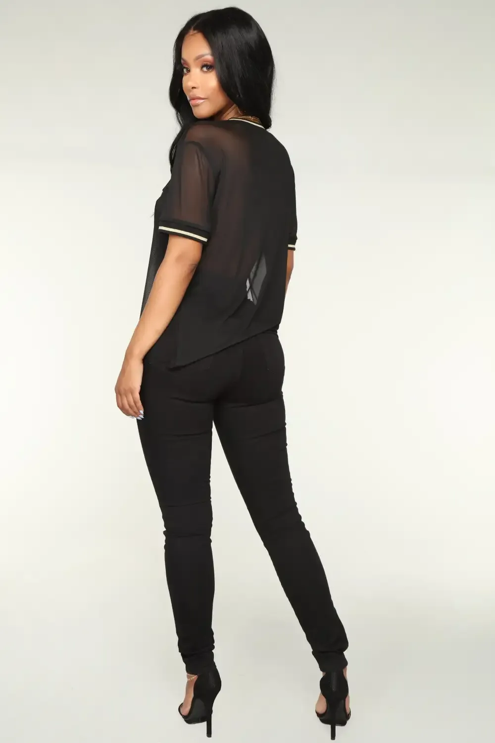 Luxe Ultra High Waist Skinny Jeans - Black