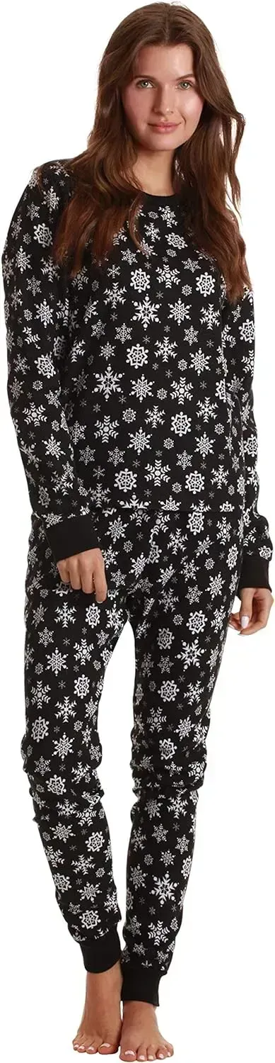 Women's Thermal Underwear Pajamas Set