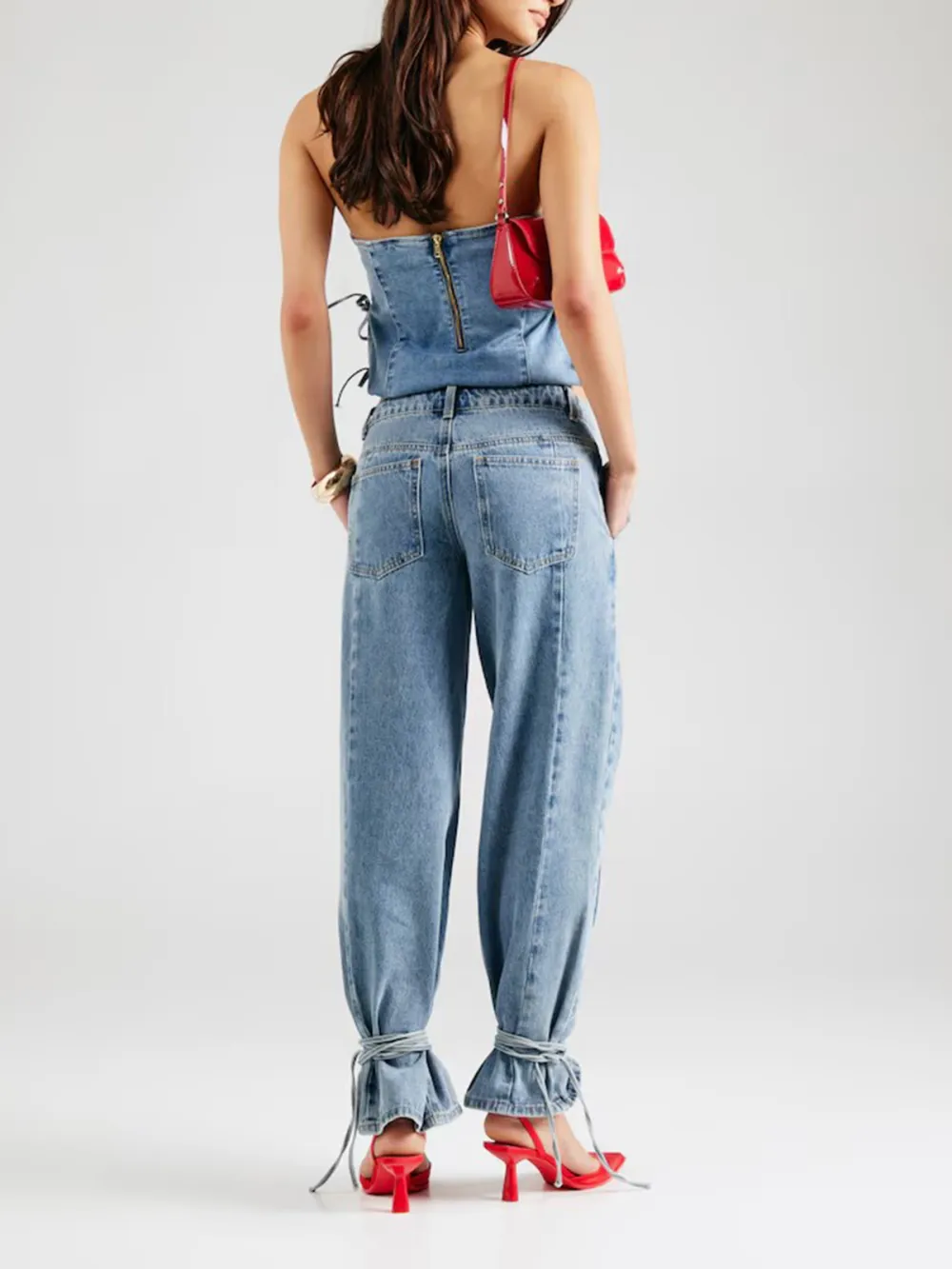Acid Wash Casual Style Jeans