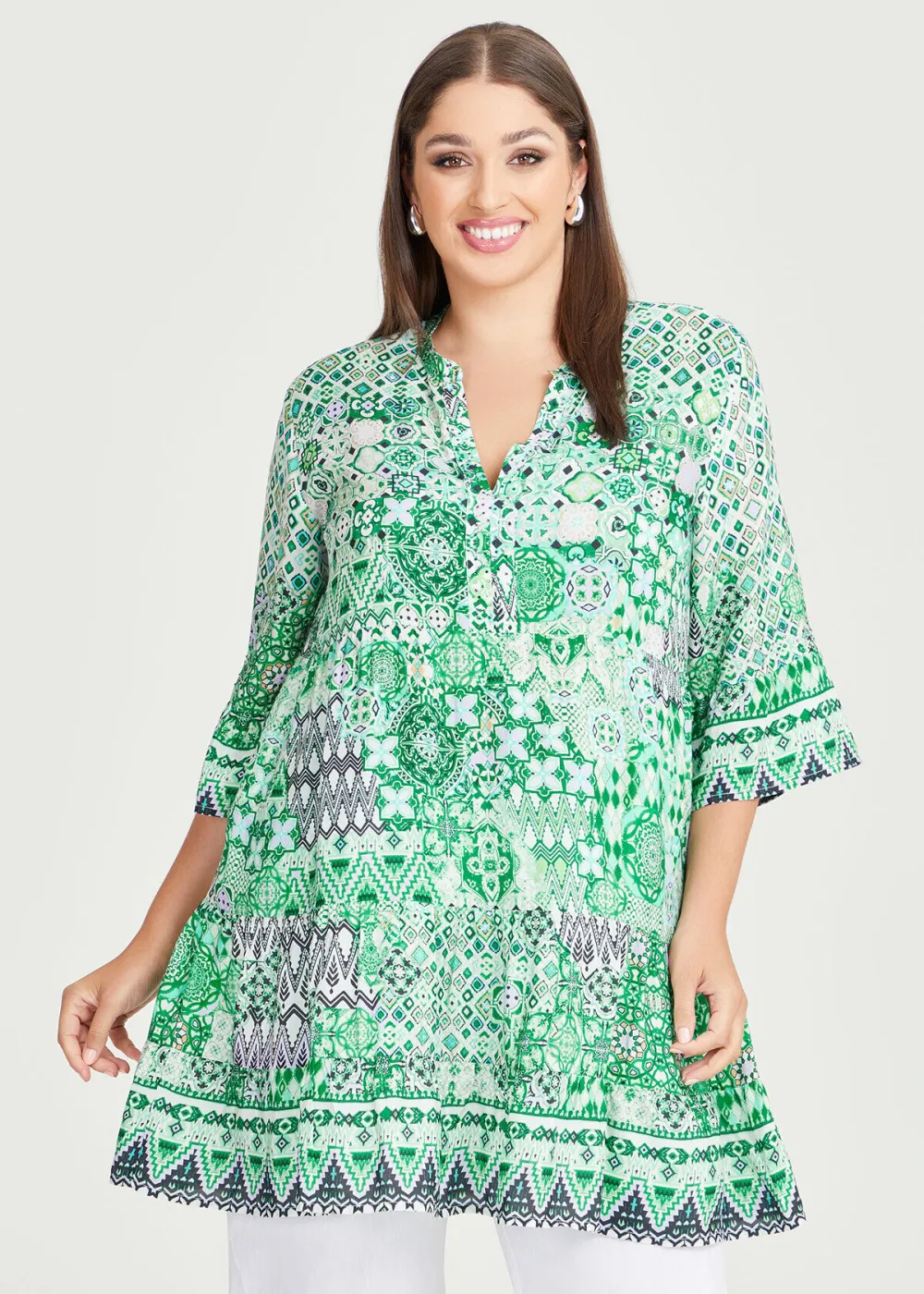 Sparkle Tile Natural Tunic