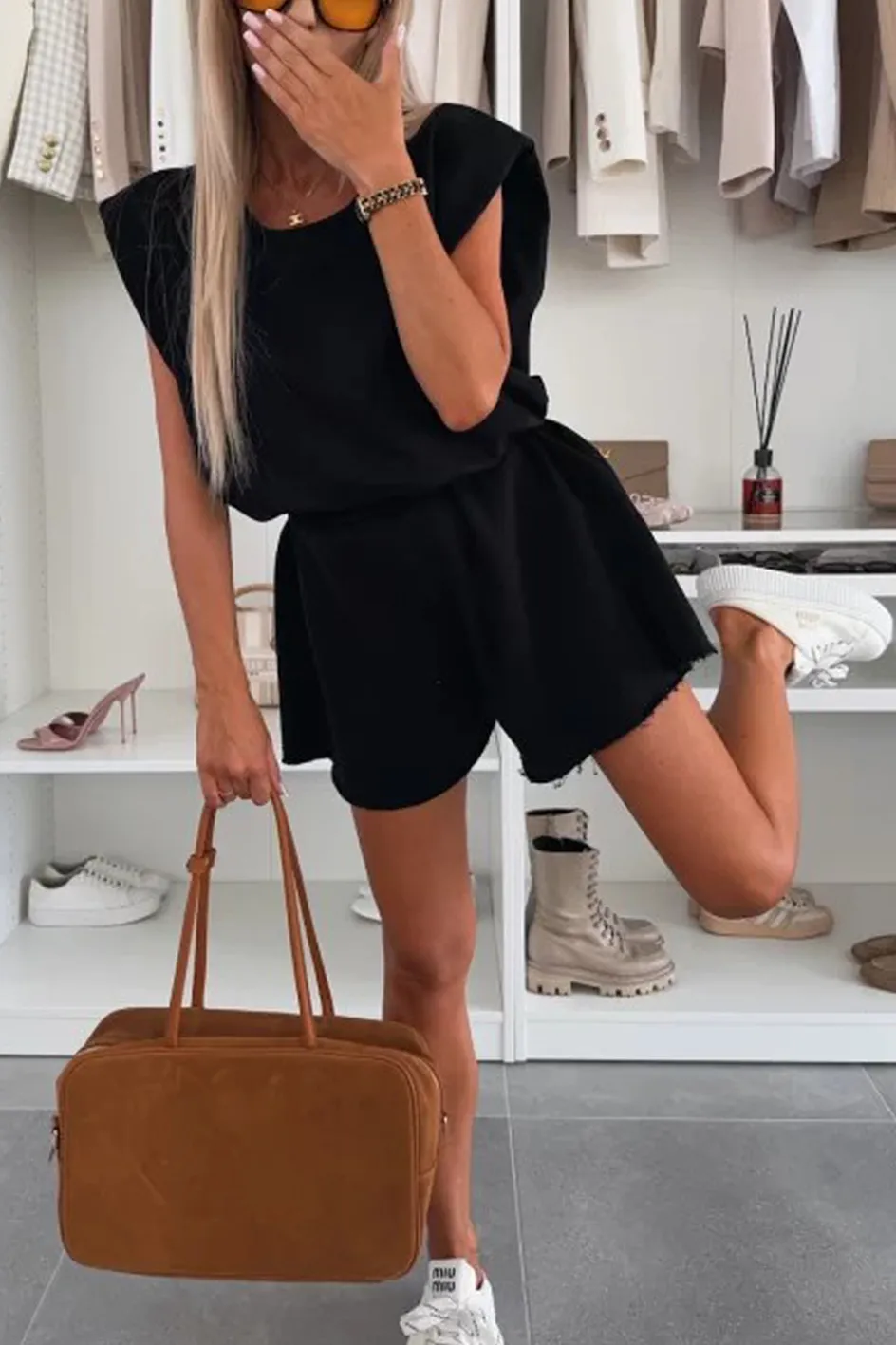 Women'S Casual Comfortable Top And Pants Two-Piece Set