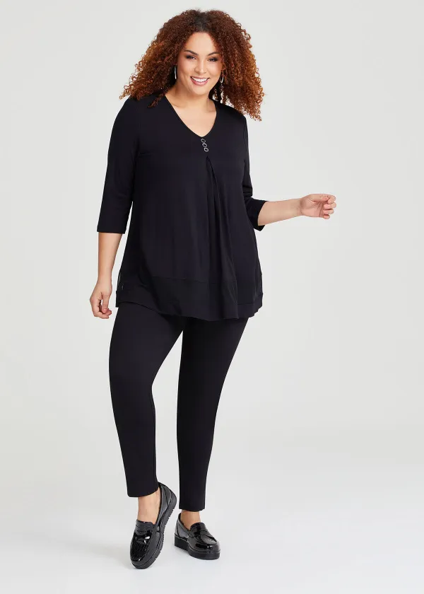 Button Detail Bamboo Top