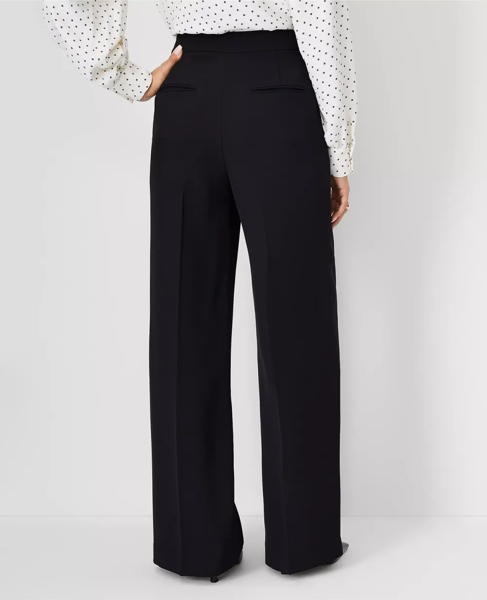 The Wide Leg Pant In Fluid Crepe