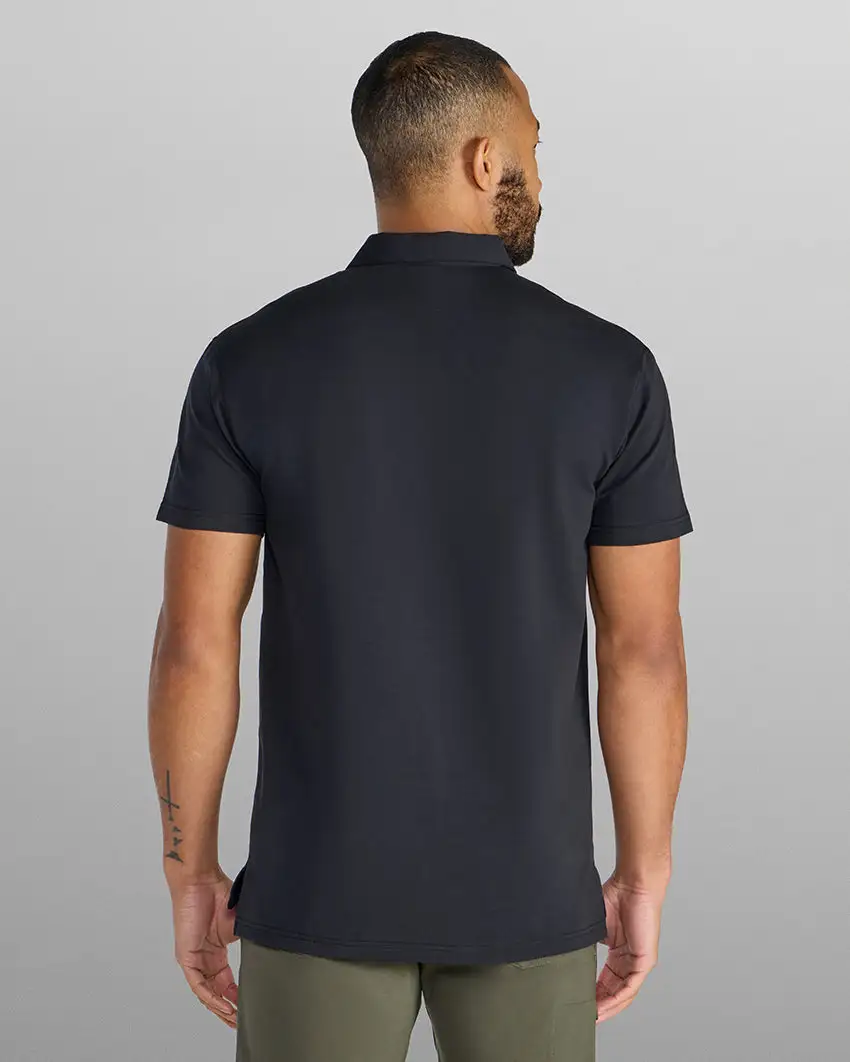 Lux Split Hem Polo